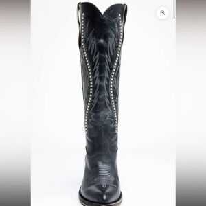 IDYLLWIND cash western boots rhinestone black tall
